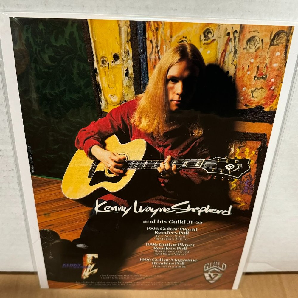 GUILD GUITARS - Kenny Wayne Shepherd - 1997 Print Advertisement